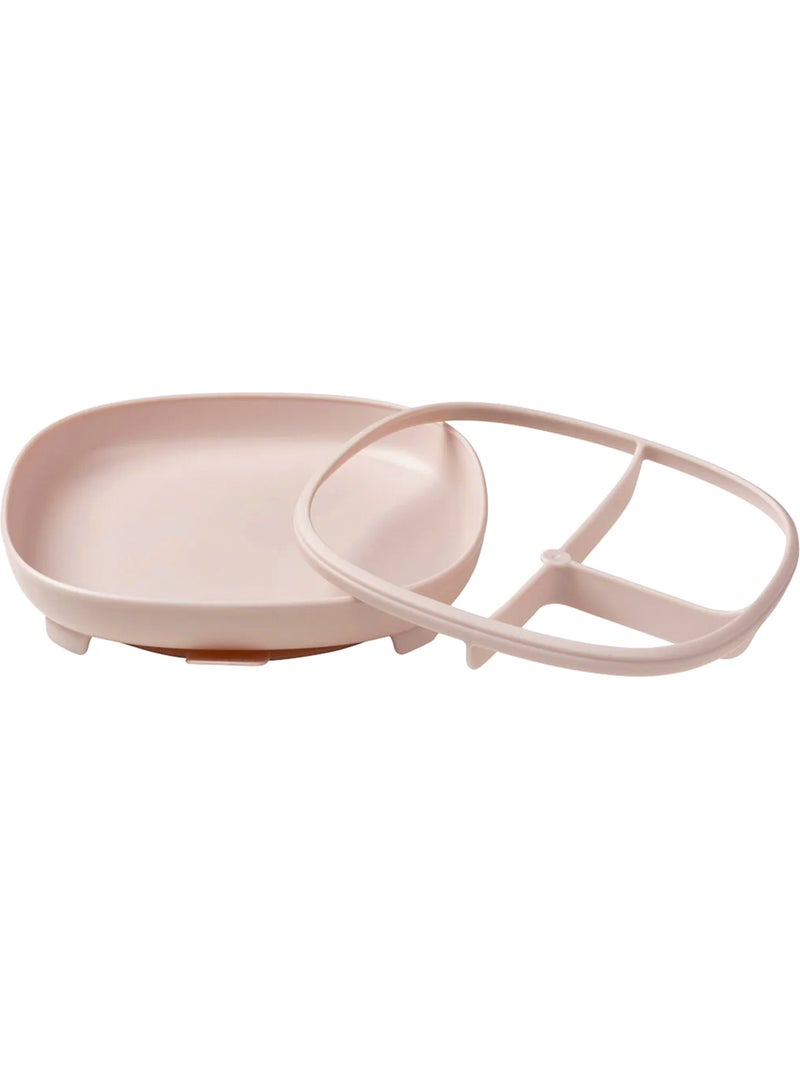 B.Box | Assiette à ventouse avec compartiments amovibles Rose - Kiabi