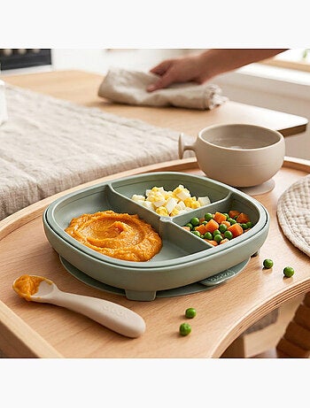 B.Box | Assiette à ventouse avec compartiments amovibles