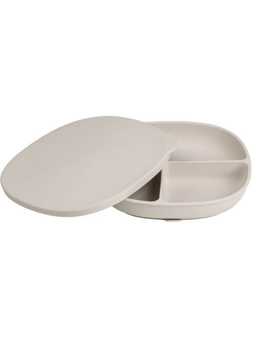 B.Box | Assiette bébé silicone ventouse avec couvercle - Kiabi