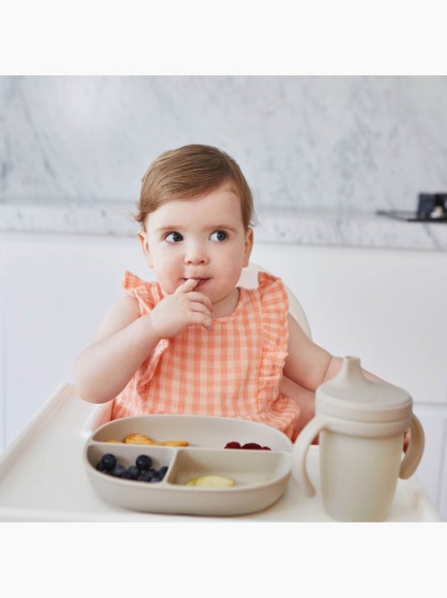B.Box | Assiette bébé silicone ventouse avec couvercle - Kiabi