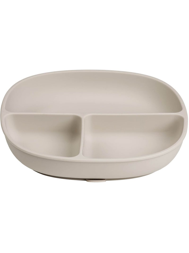 B.Box | Assiette bébé silicone ventouse avec couvercle Beige - Kiabi
