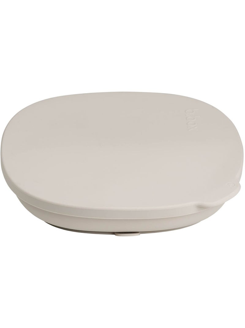 B.Box | Assiette bébé silicone ventouse avec couvercle Beige - Kiabi