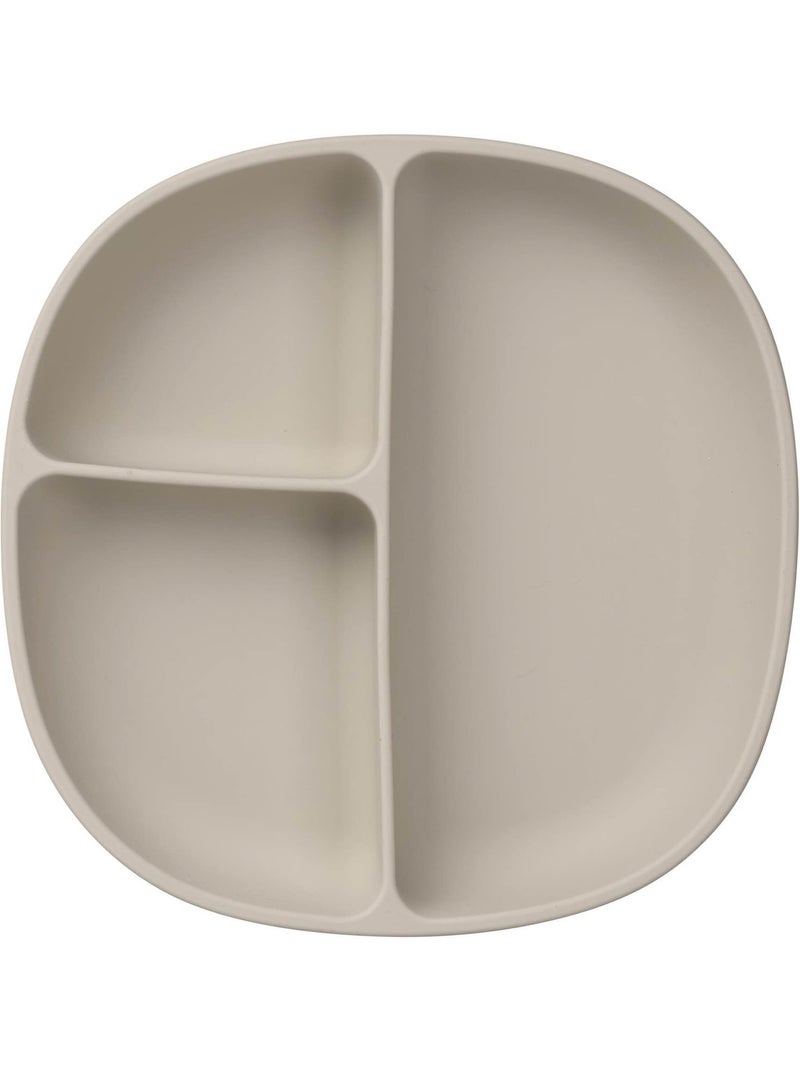 B.Box | Assiette bébé silicone ventouse avec couvercle Beige - Kiabi