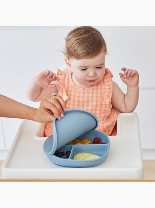 B.Box | Assiette bébé silicone ventouse avec couvercle - Kiabi