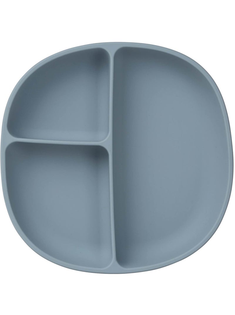 B.Box | Assiette bébé silicone ventouse avec couvercle Bleu - Kiabi