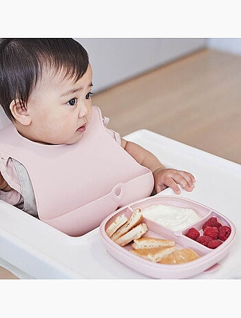 B.Box | Assiette bébé silicone ventouse avec couvercle