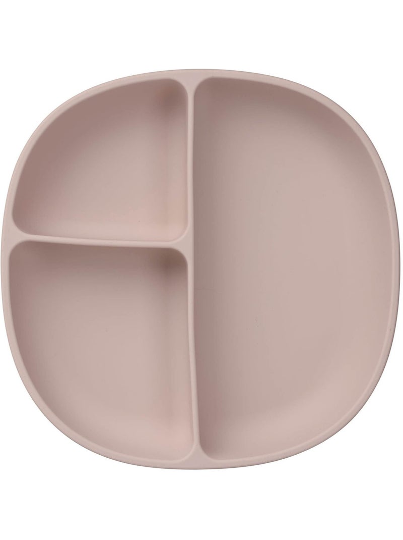B.Box | Assiette bébé silicone ventouse avec couvercle Rose - Kiabi