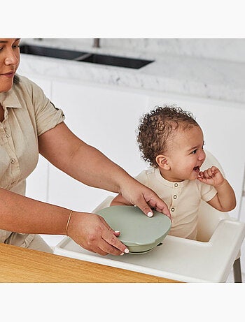 B.Box | Assiette bébé silicone ventouse avec couvercle