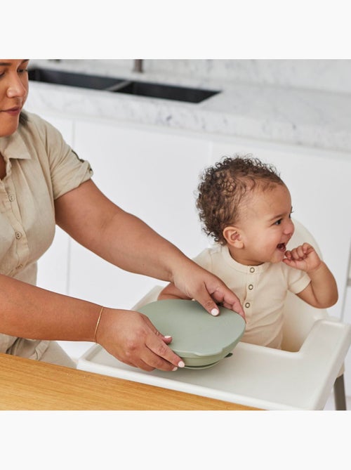 B.Box | Assiette bébé silicone ventouse avec couvercle - Kiabi