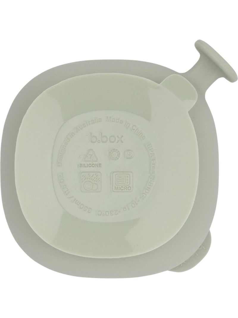 B.Box | Bol à ventouse en silicone avec couvercle Vert d'eau - Kiabi