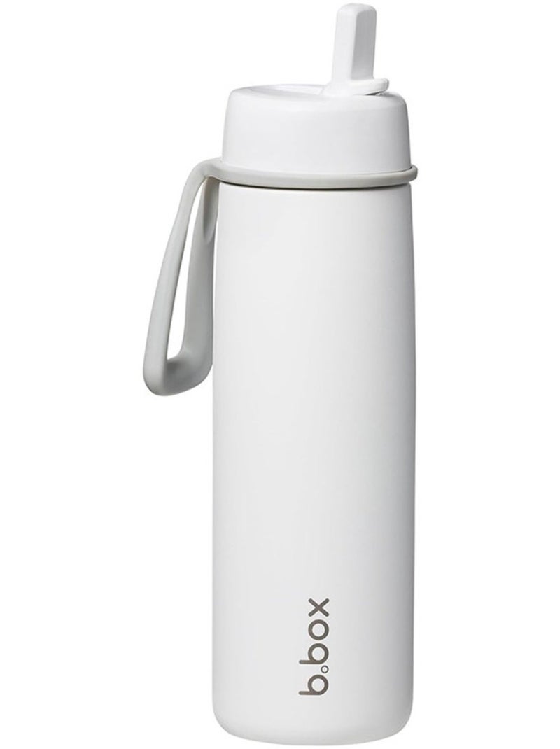 B.Box | Gourde bouteille isotherme en inox avec paille 690 ml Blanc - Kiabi