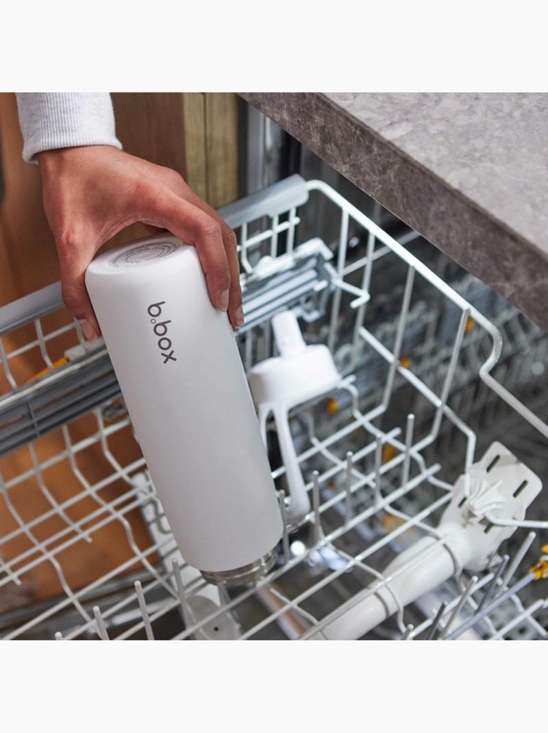 B.Box | Gourde bouteille isotherme en inox avec paille 690 ml Blanc - Kiabi