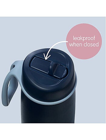 B.Box | Gourde bouteille isotherme en inox avec paille 690 ml