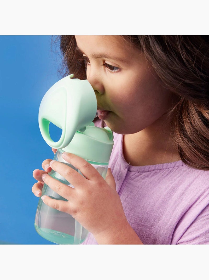 B.Box | Gourde enfant avec paille – bouteille légère en tritan 380 ml Vert - Kiabi