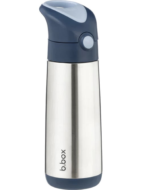 B.Box | Gourde isotherme en inox avec paille 500 ml - Kiabi