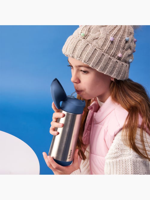 B.Box | Gourde isotherme en inox avec paille 500 ml - Kiabi