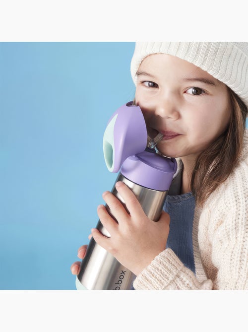 B.Box | Gourde isotherme en inox avec paille 500 ml - Kiabi