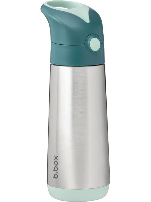 B.Box | Gourde isotherme en inox avec paille 500 ml - Kiabi