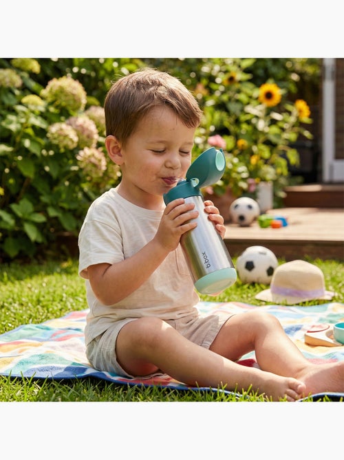 B.Box | Gourde isotherme en inox avec paille 500 ml - Kiabi