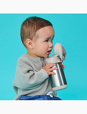B.Box | Gourde isotherme enfant avec paille anti-fuite 350 ml