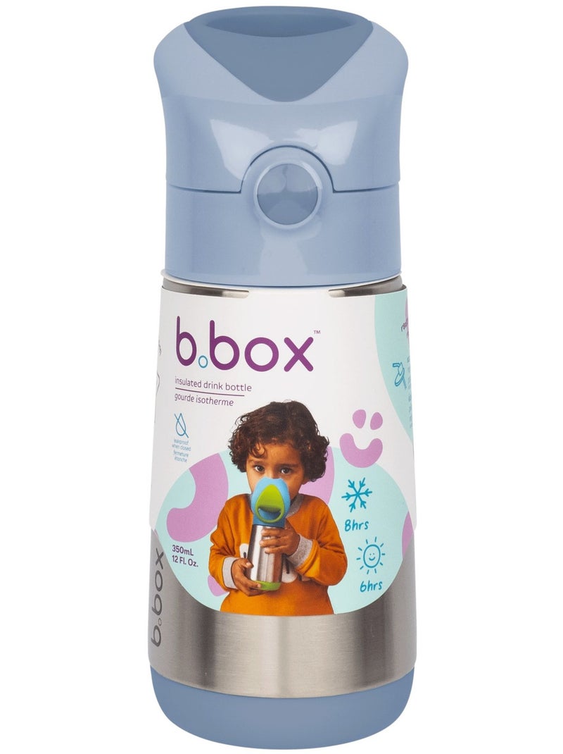 B.Box | Gourde isotherme enfant avec paille anti-fuite 350 ml Bleu - Kiabi