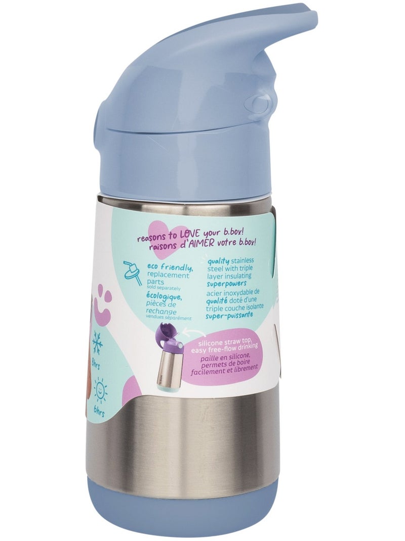 B.Box | Gourde isotherme enfant avec paille anti-fuite 350 ml Bleu - Kiabi