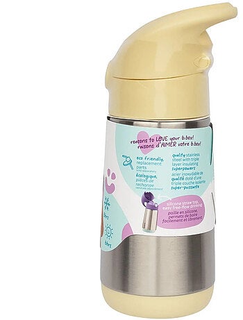 B.Box | Gourde isotherme enfant avec paille anti-fuite 350 ml
