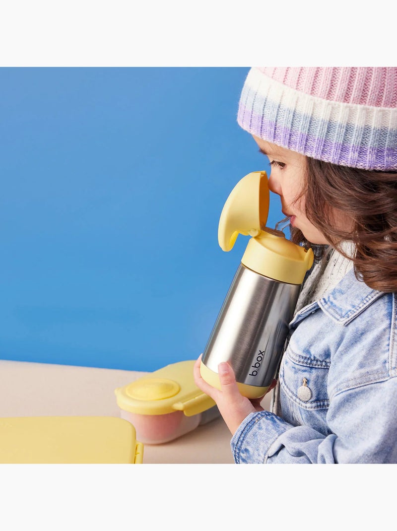 B.Box | Gourde isotherme enfant avec paille anti-fuite 350 ml Jaune - Kiabi