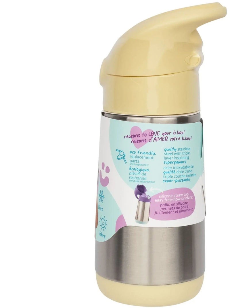 B.Box | Gourde isotherme enfant avec paille anti-fuite 350 ml Jaune - Kiabi