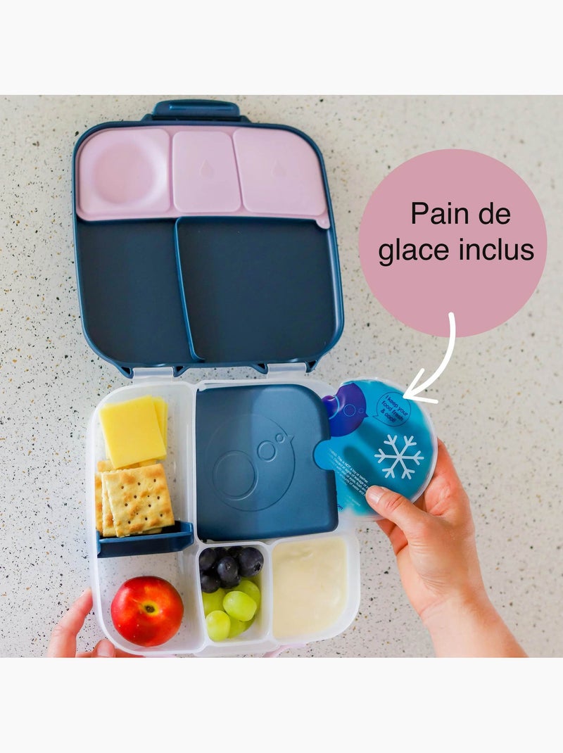 B.Box | Lunch box bento enfant - boîte à déjeuner grand format Bleu marine - Kiabi