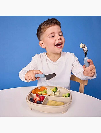B.box | set de 3 couverts ergonomiques en inox pour enfant