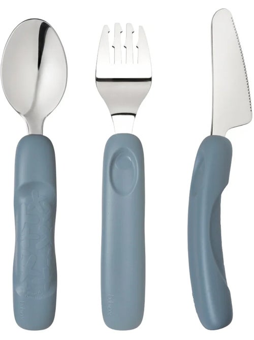 B.box | set de 3 couverts ergonomiques en inox pour enfant - Kiabi