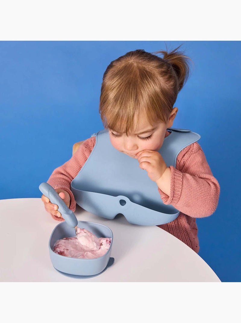 B.box | set de 3 couverts ergonomiques en inox pour enfant Bleu - Kiabi