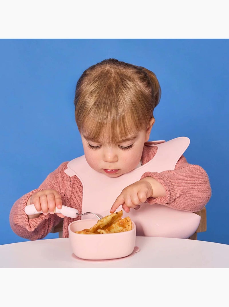 B.box | set de 3 couverts ergonomiques en inox pour enfant Rose - Kiabi