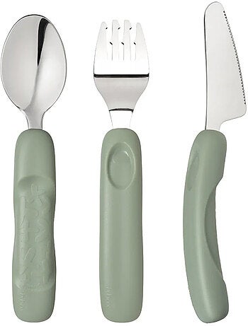 B.box | set de 3 couverts ergonomiques en inox pour enfant
