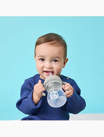 B.Box | Tasse d'apprentissage bébé à paille lestée anti-fuite