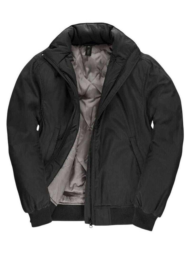 B&C - Blouson aviateur Noir Gris - Kiabi