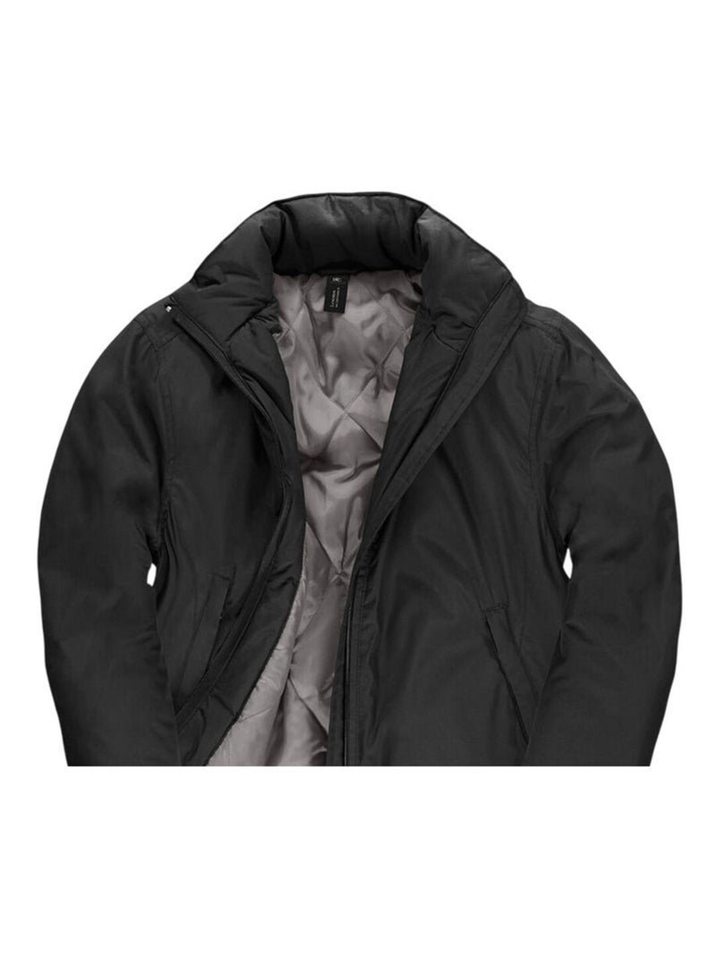B&C - Blouson aviateur Noir Gris - Kiabi