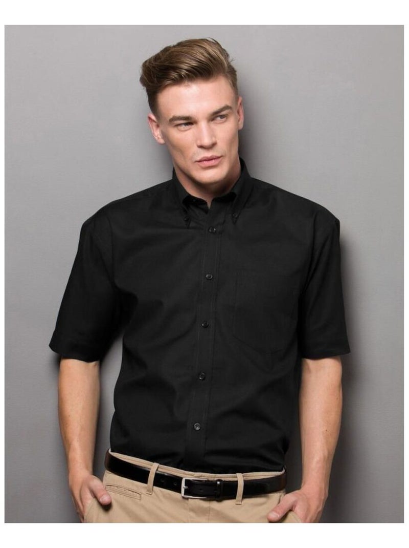 B&C - Chemise à manches courtes SMART Noir - Kiabi