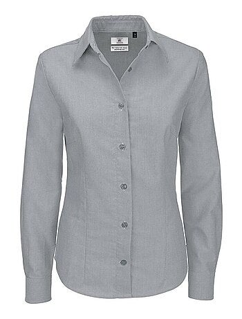 B&C - Chemise à manches longues OXFORD
