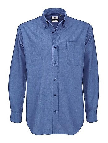 B&C - Chemise à manches longues OXFORD