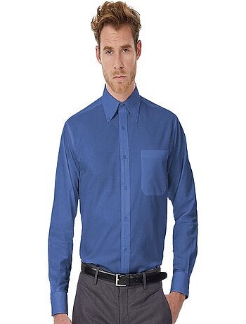 B&C - Chemise à manches longues OXFORD