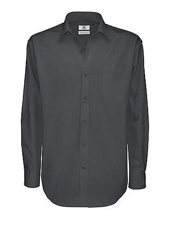 B&C - Chemise à manches longues SHARP TWILL