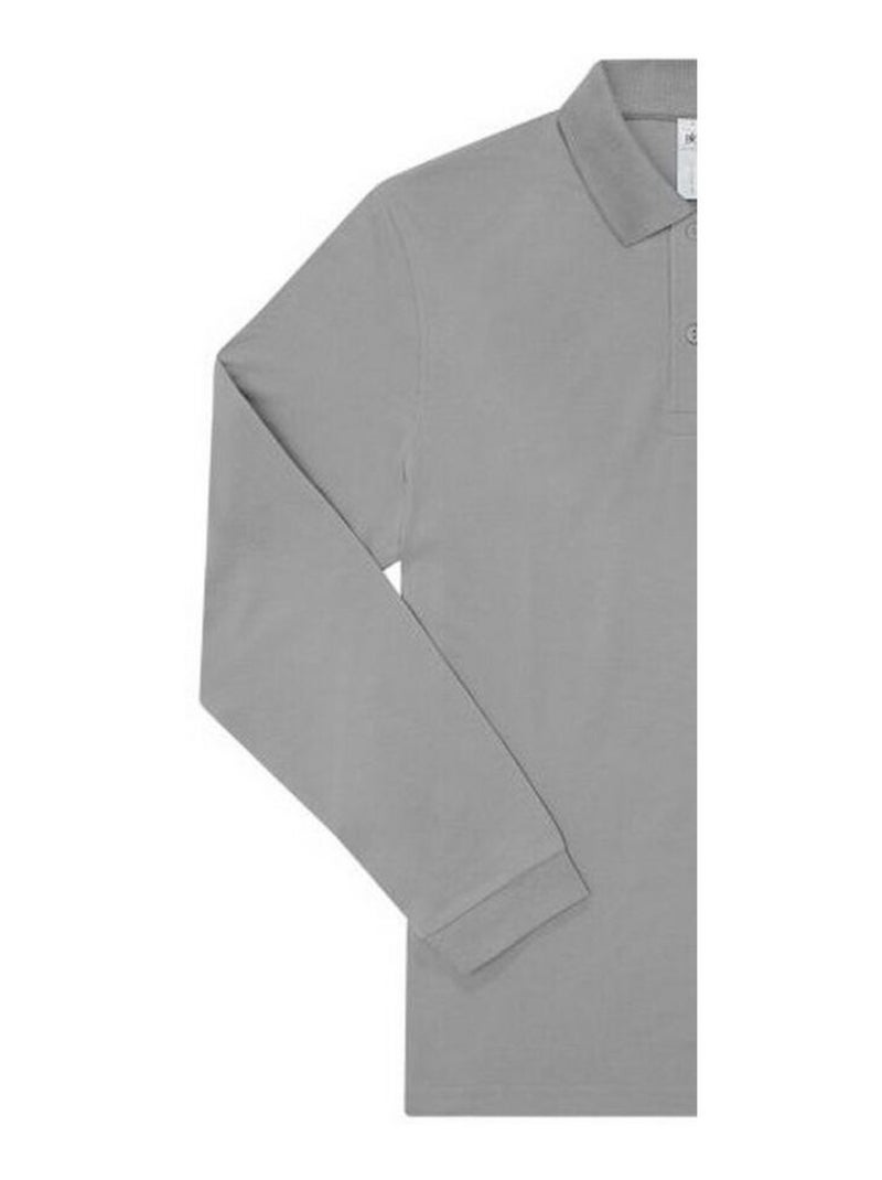 B&C - Chemise manches longues MY POLO Gris - Kiabi