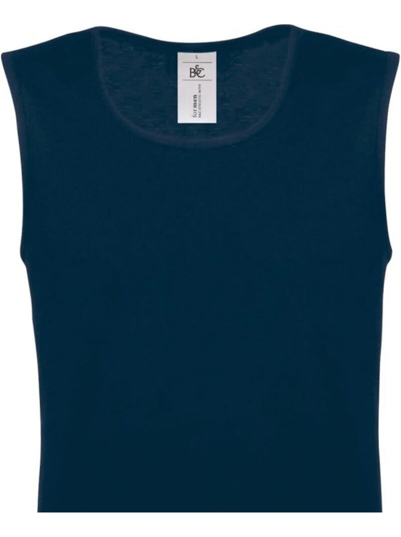 B&C - Débardeur ATHLETIC MOVE Bleu marine - Kiabi