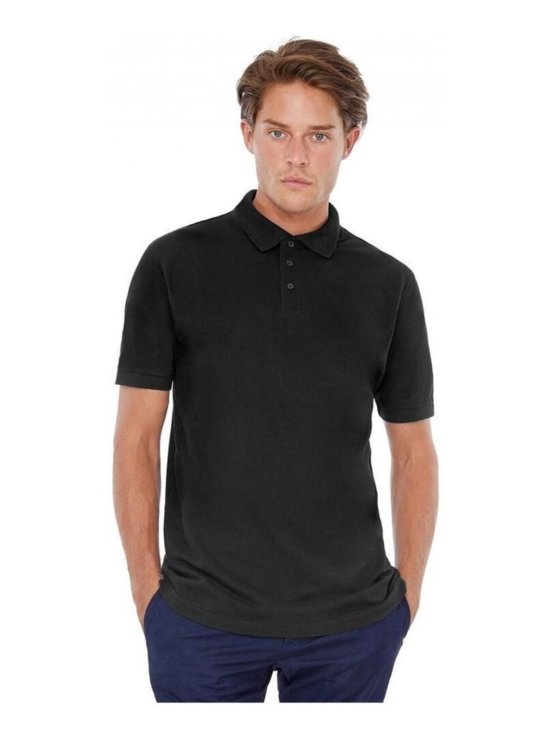 B&C - Polo à manches courtes SAFRAN Noir - Kiabi