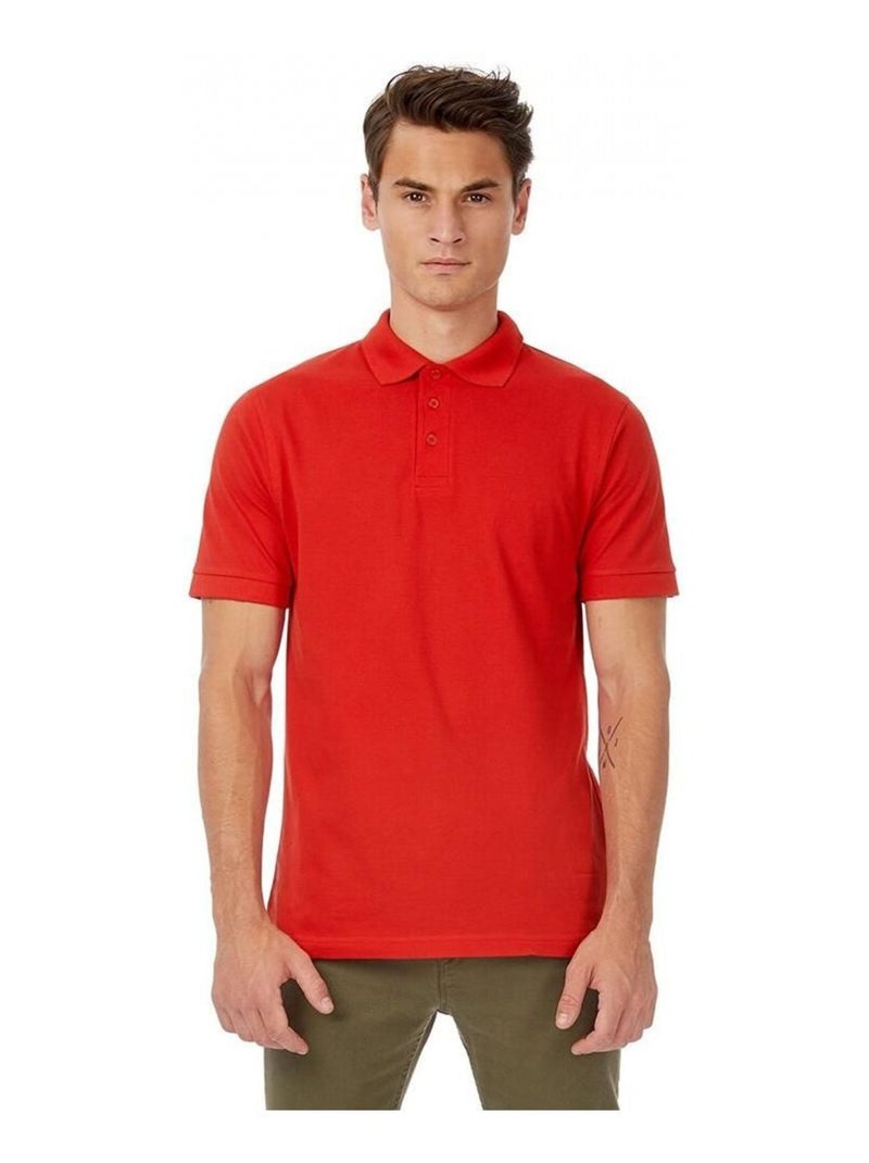 B&C - Polo à manches courtes SAFRAN Rouge - Kiabi