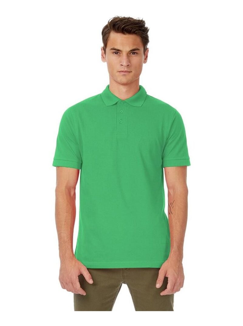 B&C - Polo à manches courtes SAFRAN Vert jade - Kiabi