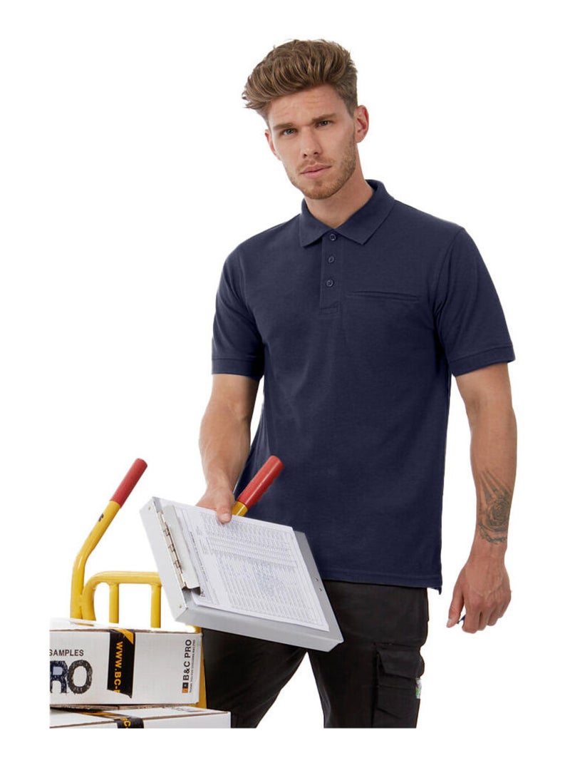 B&C - Polo ENERGY PRO Bleu marine - Kiabi