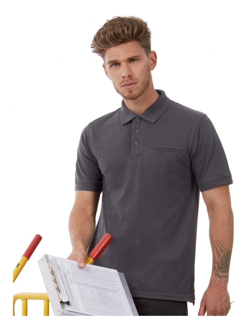 B&C - Polo ENERGY PRO Gris foncé - Kiabi